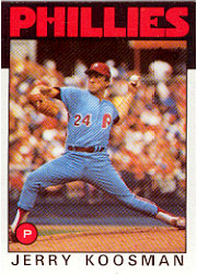1986 Topps Baseball Cards      505     Jerry Koosman